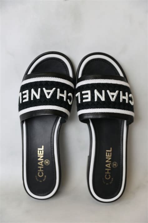 chanel mens slides|chanel slides stockx.